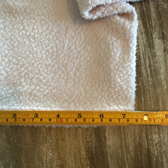 Patagonia Women Shearling Crops Relaxed Tapered Pants Cozy Fleece Lounge Pink M - Picture 8 of 9